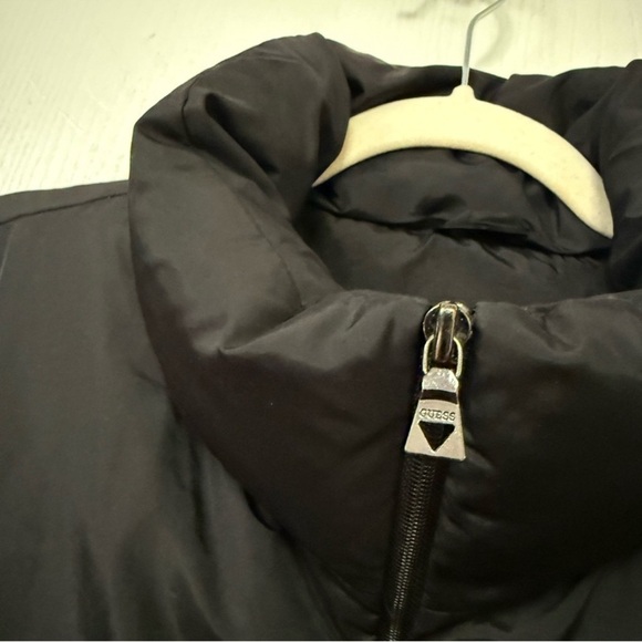 GUESS Y2K Vintage Women's Black Puffer Coat - Picture 3 of 6